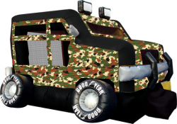 Military Truck Moonbounce
