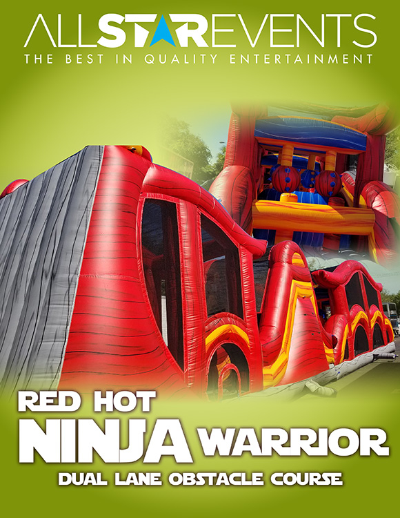 Red Hot Ninja Warrior Obstacle Course