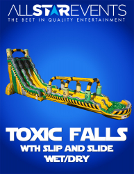 Toxic Falls w/slip 'n slide