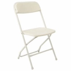 folding chairs - White