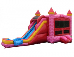 PINK SUPERSLIDE Wet OR Dry 5 IN 1 BOUNCE COMBO