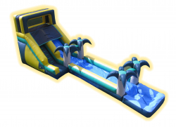 16' Jungle Slide with Pool & SNS