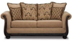Taupe Chenille Couch