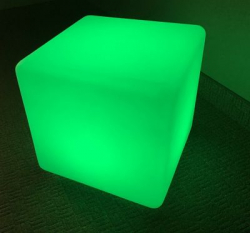 Glowing Cube - 16inx16in