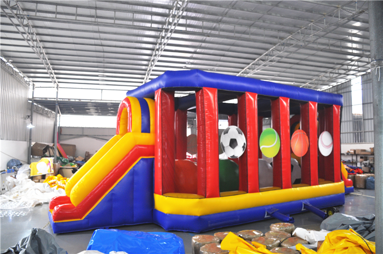 A new inflatable obstacle course from NM Party Rentals