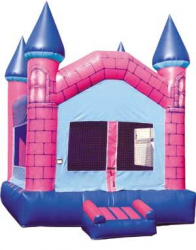 Blue and Pink Bounce House